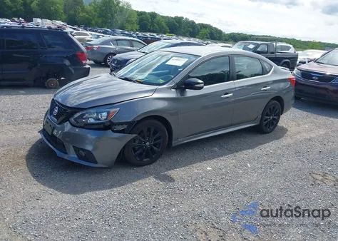 2018 Nissan Sentra Sr из США, поврежденный, VIN 3N1AB7AP2JY330218